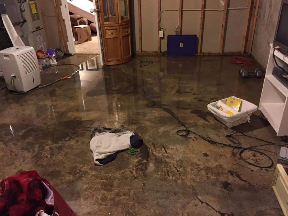 Restoration equipment on a Houston job
