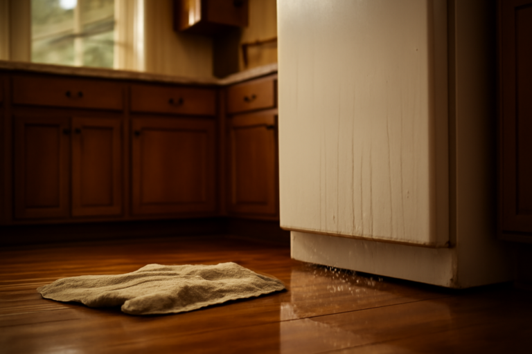 Appliance Leak Cleanup