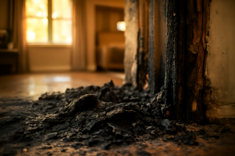Charred Material Removal