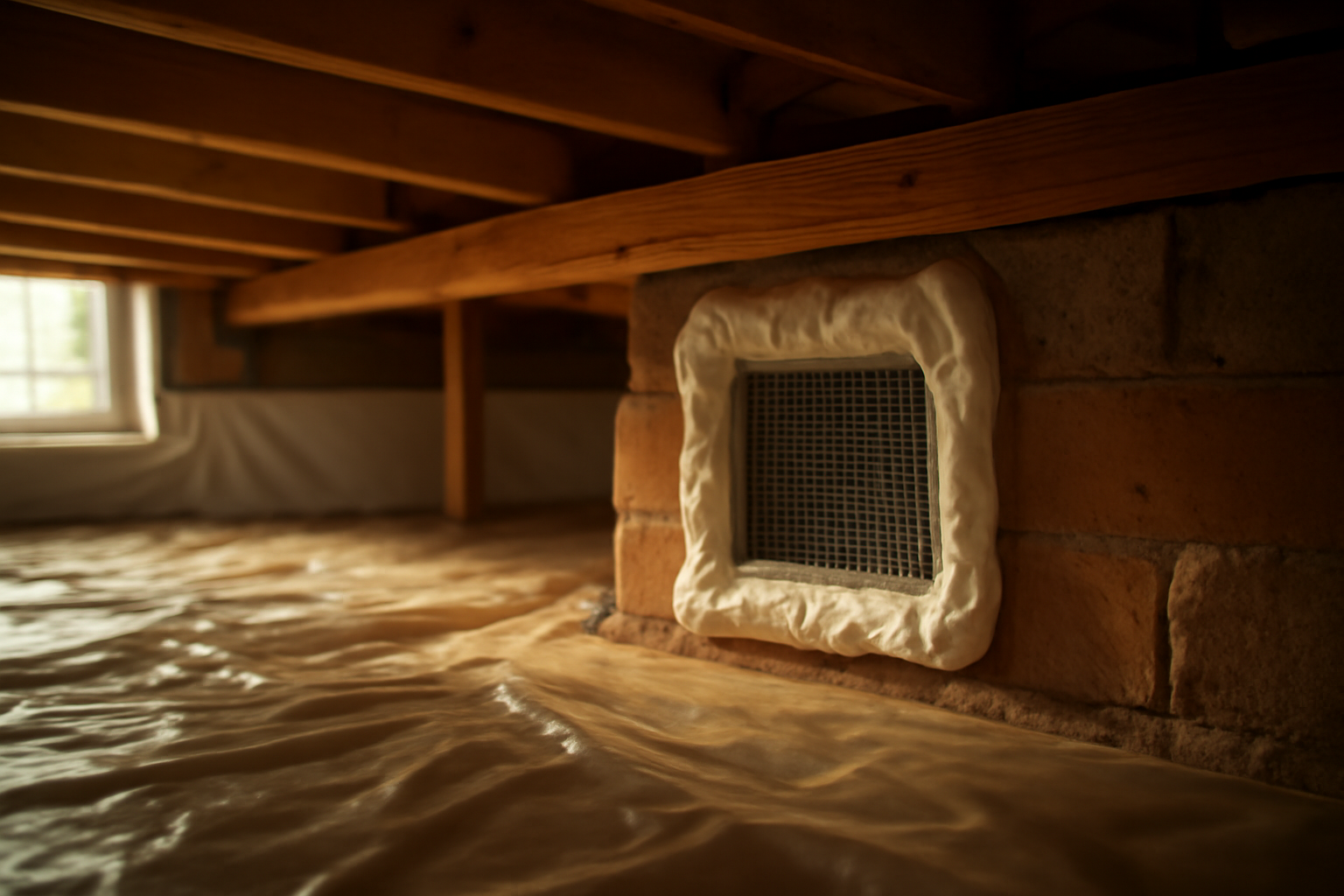 Crawlspace Vent Sealing & Conditioning in Pasadena, TX