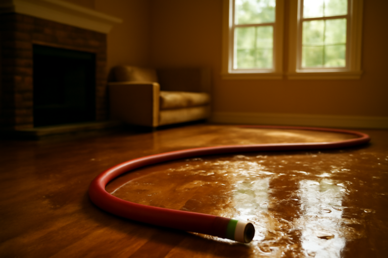 Fire Hose Water Damage Cleanup