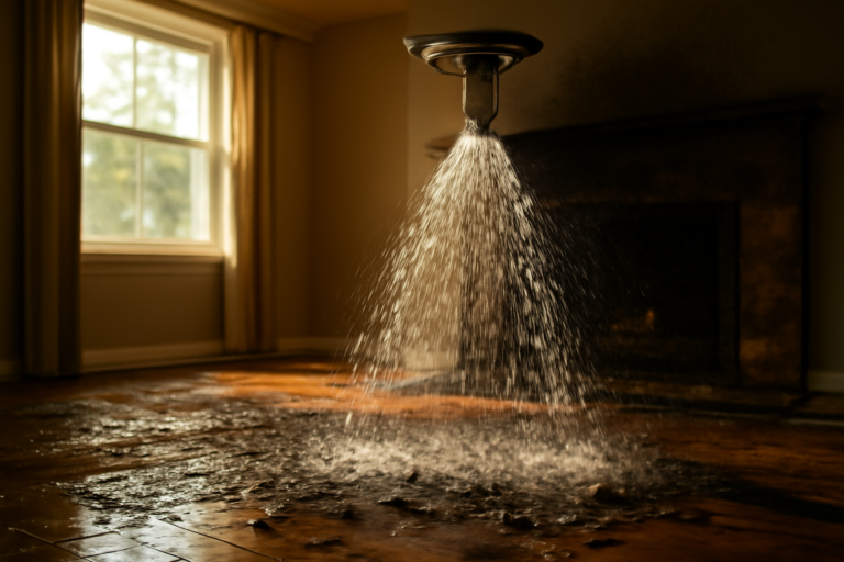 Fire Sprinkler Cleanup