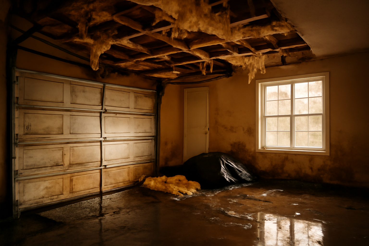Garage Damage Restoration in Katy, TX