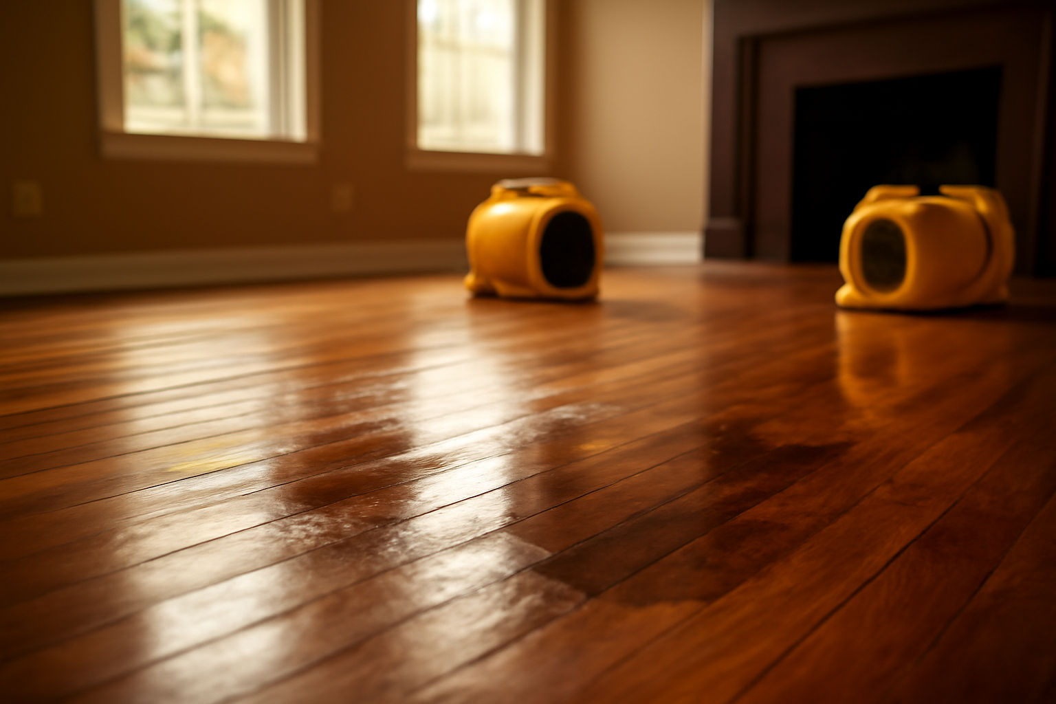 Hardwood or Wood Floor Water Damage Restoration in Pearland, TX