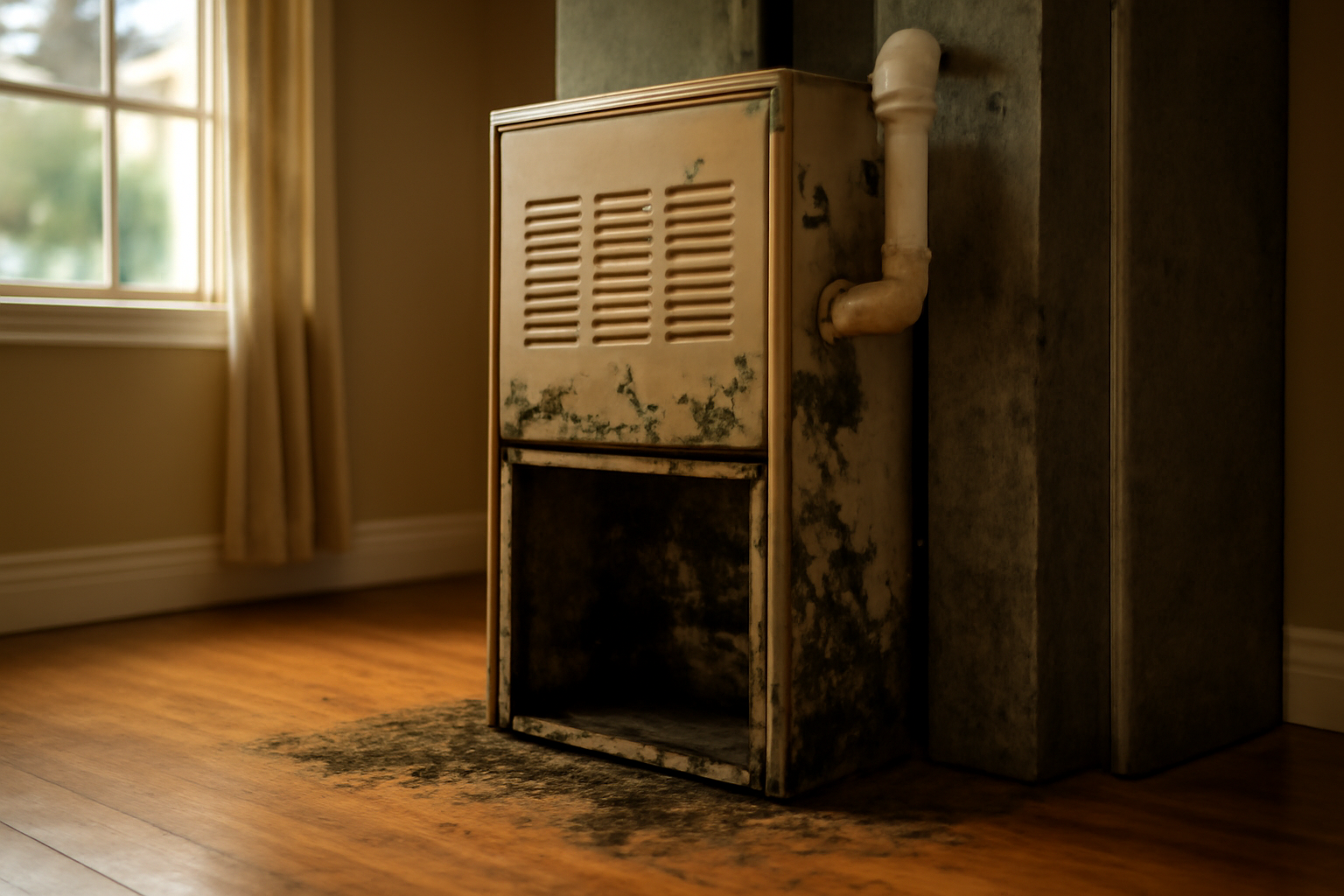 Heating Unit Mold Cleanup in Katy, TX