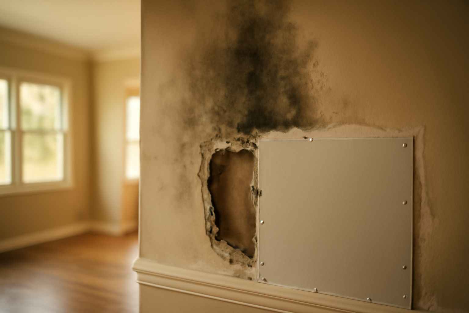 Smoke-Damaged Drywall Repair in Magnolia, TX