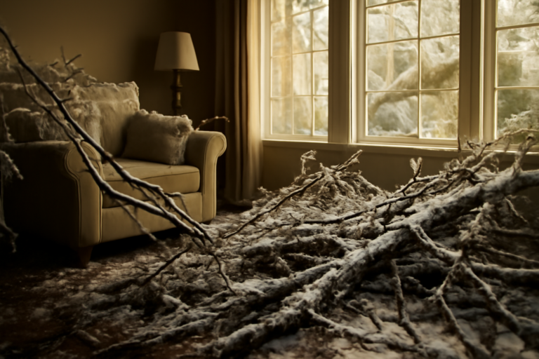 Snow Ice Storm Damage Cleanup