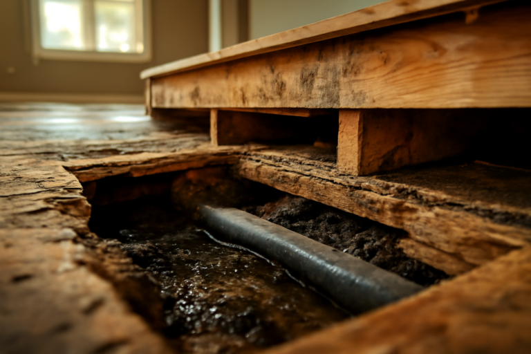 Subfloor And Under-House Water Leak Repair