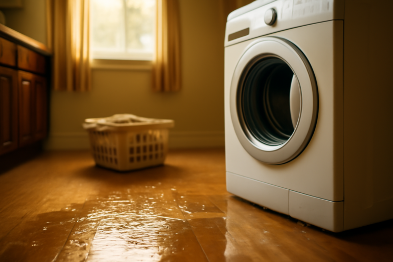 Washing Machine Overflow Cleanup
